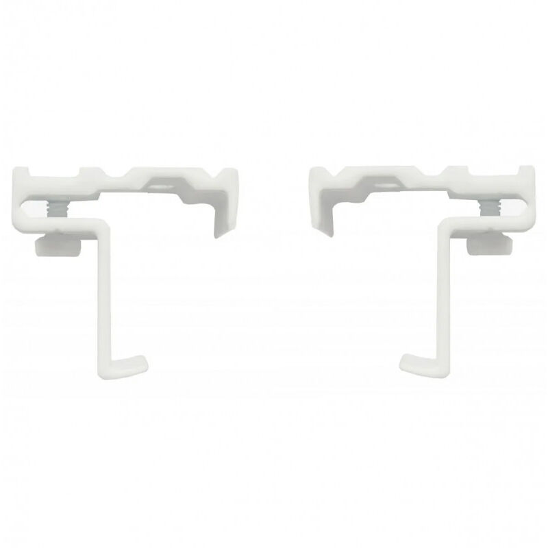

Soporte de techo con clip, 24x16mm, cara de 4mm, blanco, 2 piezas