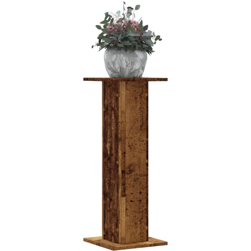 Supports pour plantes 2 pcs vieux bois bois d'ingénierie - Vidaxl