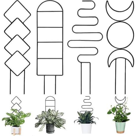 supports pour plantes grimpantes d'intérieur, petits treillis pour plantes en pot, treillis d'intérieur pour plantes en pot