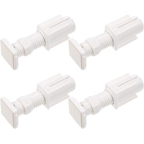 Supports pour Stores Vénitiens 25 Mm sans Perçage 4 Pièces Accessoires de Fixation Latéraux pour Stores Intérieurs Pièces de Rechange Installation Simple et Solide