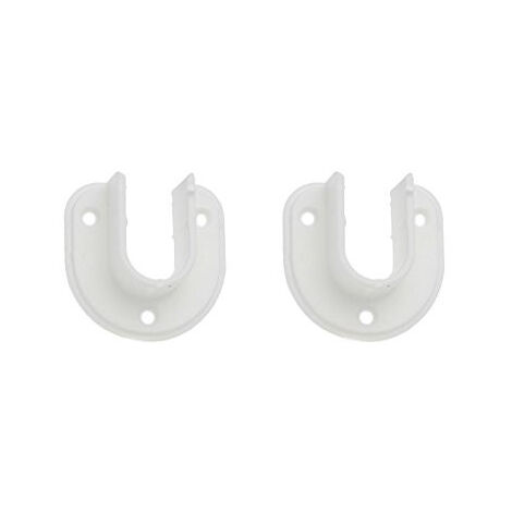 Supports Rideaux Ateliers 28 - Blanc - Sans Perçage
