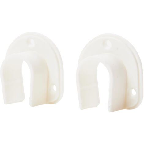 Supports Rideaux Ateliers 28 - Blanc - Sans Perçage
