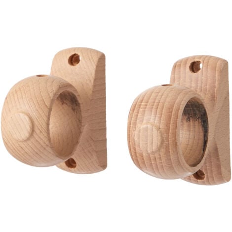 Supports Rideaux Bois Ateliers 28 - Courts