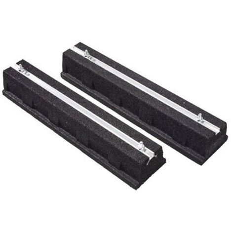 Supports sol caoutchouc noirs pour chauffe-eau thermodynamique (809531)