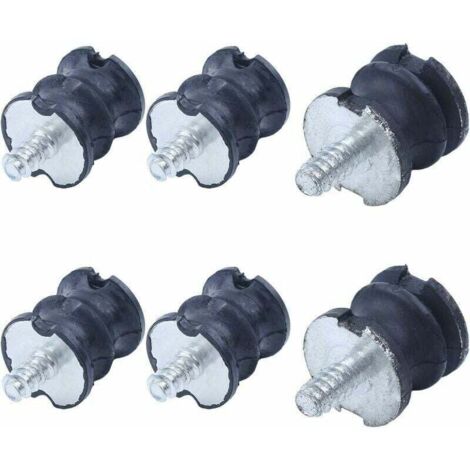 Supports tampon isolants Husqvarna 6pcs - Compatible 268/272/61/266/Jonsered 625/630/670 - Protection moteur tronçonneuse - Durables - Forestiers et artisans