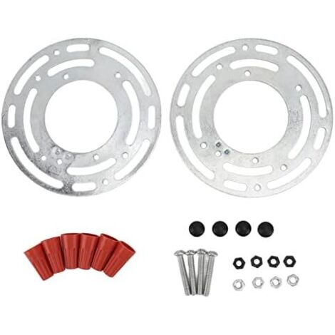 Supports Universels pour Luminaires Lot de 2 Barre Transversale Ronde 10,2 cm Diamètre Montage Facile pour Applique Murale Plafonnier et Lustre Installation Rapide à Domicile