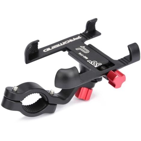 Supports voiture,Support de téléphone portable en aluminium pour vélo moto, montage universel réglable sur guidon- Style A Black