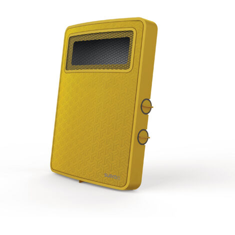 Supra – Chauffage soufflant 2000W jaune – Puissance 2000W – Surface 40 m² – Installation mobile – Sécurité anti-surchauffe
