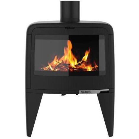 Poêle à granulés et pellets Supra Poêle à bois étanche Laslo bûcher de 7kw