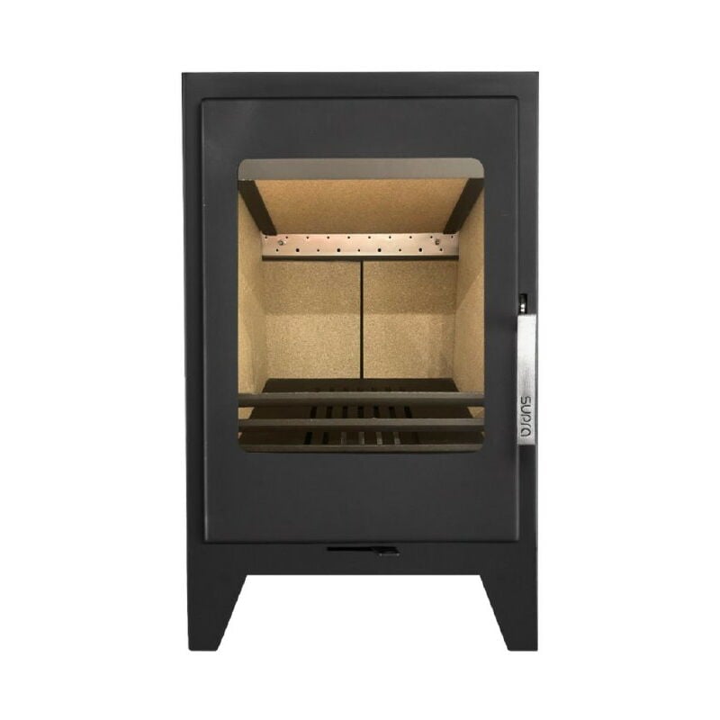 Supra - Poêle à bois oscar 4,8KW acier/fonte - étanche - eco design