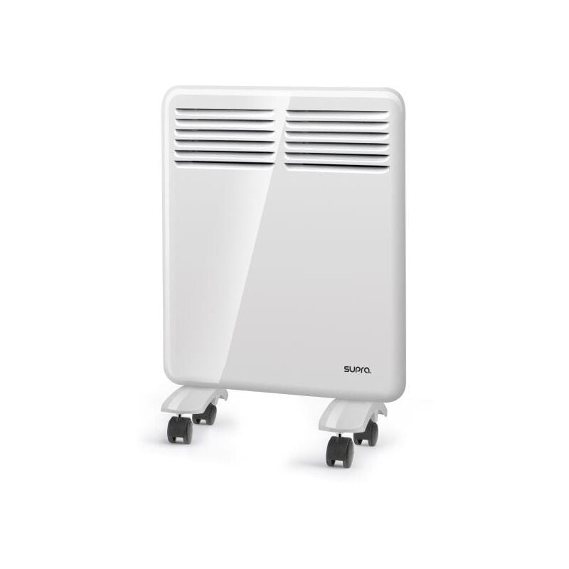 Radiateur Electrique Mobile ou Fixe 500W Blanc - Blanc - Supra