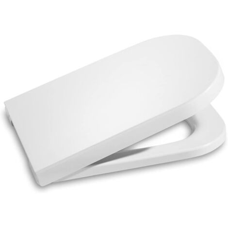 Supralit-Sitz und -Deckel mit gedämpftem Absenkmechanismus, The Gap Wand-Tiefspülklosett mit eckigem Spülkasten in Weiß