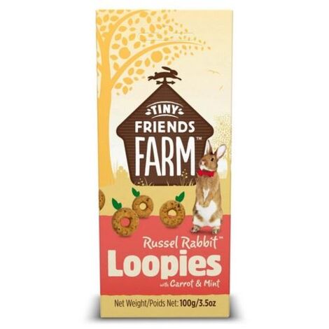 Supreme Tiny Friends Farm Russel Rabbit Loopies 100g - 269972