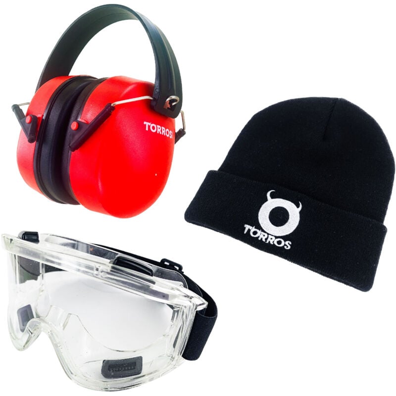 Torros - Sur-lunettes de sécurité - Casque anti-bruit - bonnet BOMS100