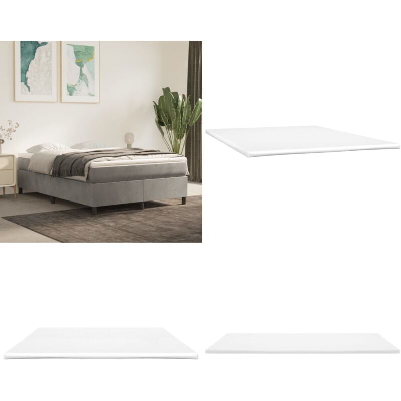Vidaxl - Sur-matelas 140x200x5 cm - sur-matelas - housse de matelas - Home & Living - Blanc