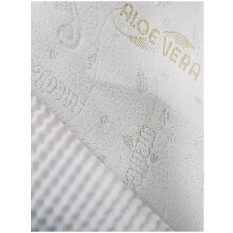 Sur-matelas 120x190 Mousse à Mémoire de Forme 55Kg/m3 Hauteur 5 cm Déhoussable