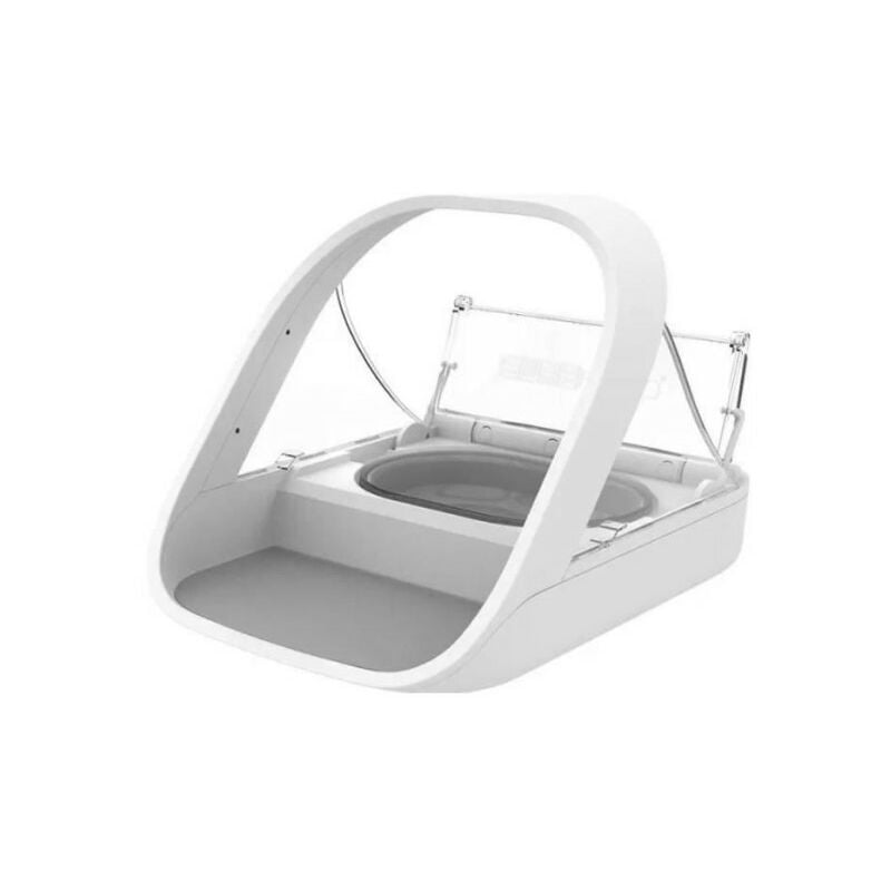Sureflap - surefeed Distributeur de nourriture/croquettes a puce électronique - Blanc (bol simple, un bol double, un tapis et un médaillo