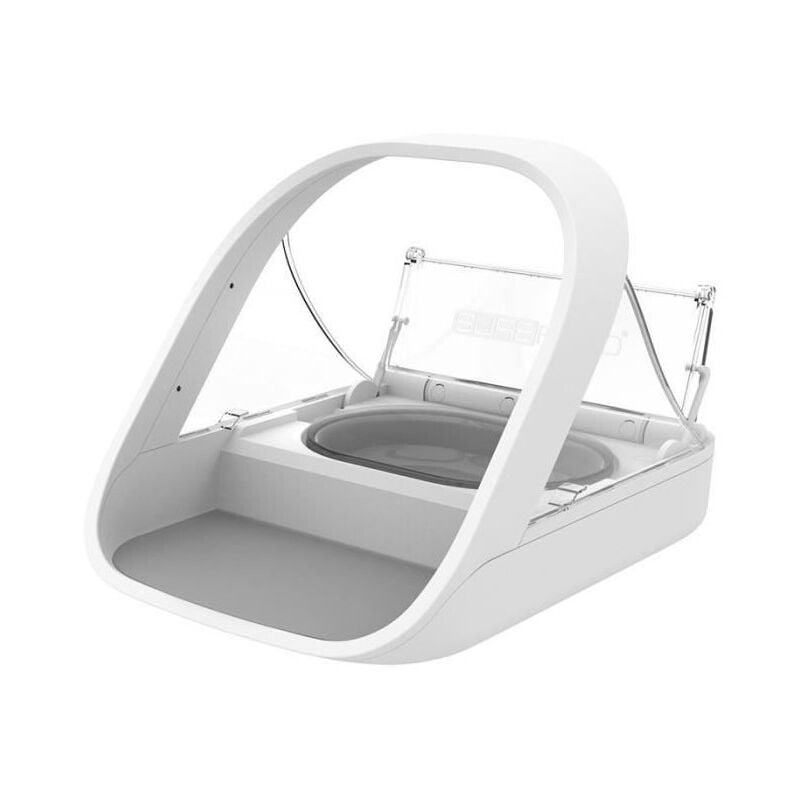 SUREFEED Distributeur de nourriture a puce electronique blanc pour chat et chien - pour croquettes ou alimentation humide
