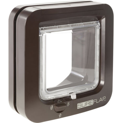 SureFlap Mikrochip Cat door Katzenklappe Braun  1 St.