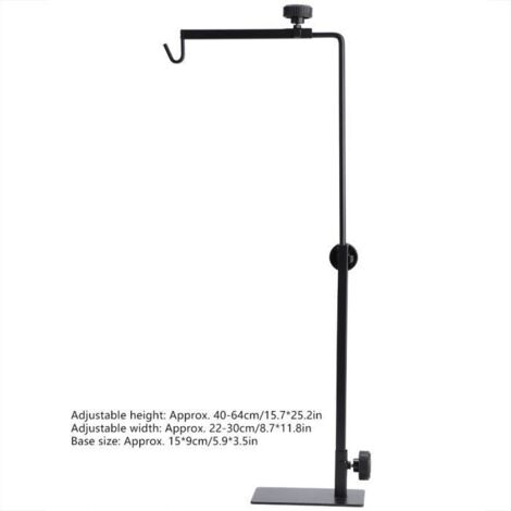 SURENHAP Support de phare d\'atterrissage Support de Lampe de Lumière d\'éclairage Réglable pour Animaux de animalerie chauffage