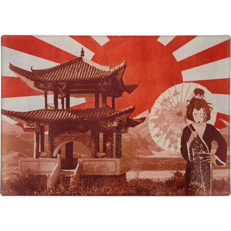 Surface de découpe en verre Japon by Cbkreation