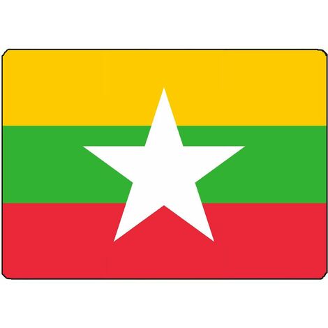 Surface de découpe Myanmar en verre 28.5 x 20 cm