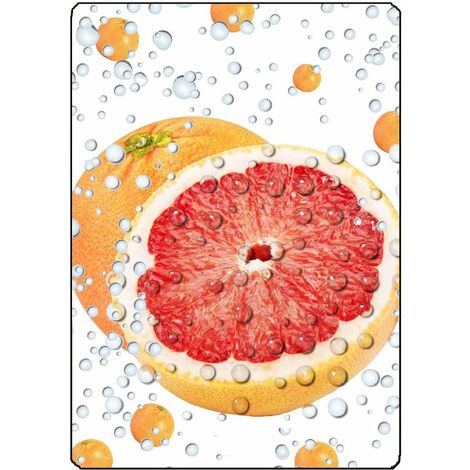 Surface de découpe Pamplemousse en verre 28.5 x 20 cm