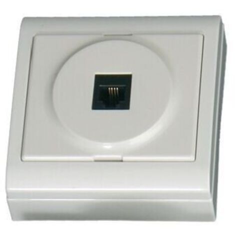 Surface de prise téléphonique RJ11 Focus GSC 0200501 series