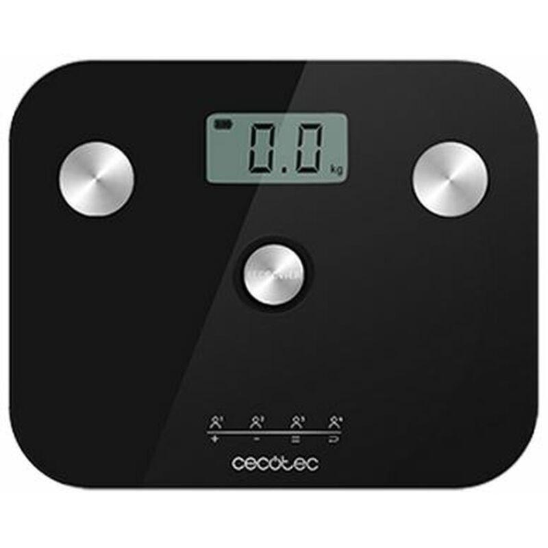 

Báscula de baño surface precision ecopower 10100 full healthy black, con pulsador, función bioimpedancia, superficie de vidrio t