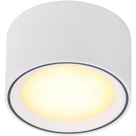 Surface spot FALLON Métal Blanc, H.6 - IP20 - LED Module /Nordlux Intérieur