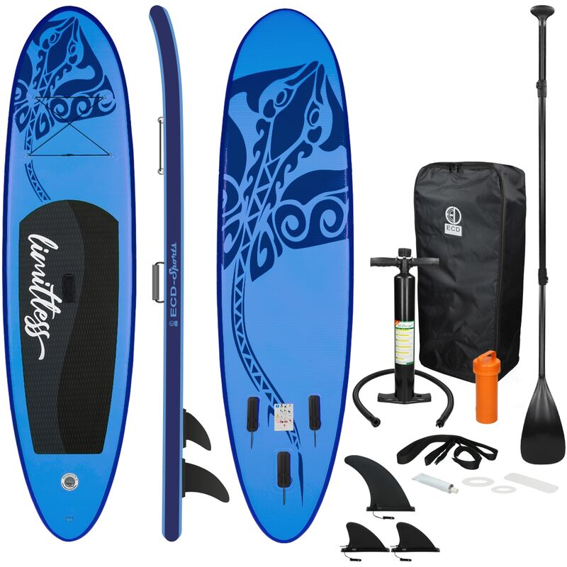 

Surfboard stand up paddle limitless tabla hinchable sup azul incluido accesorios