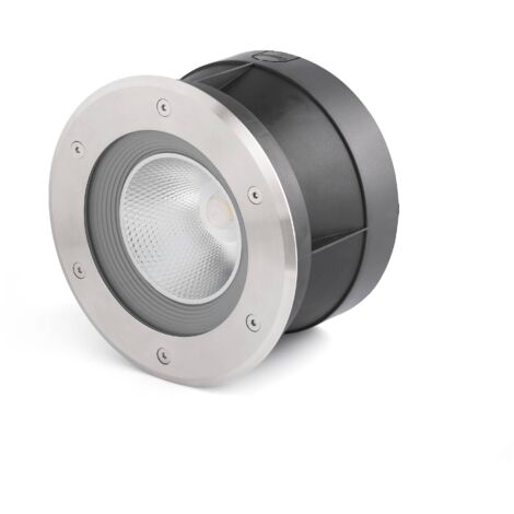 SURIA Empotrable de suelo inoxidable satinado y negro mate 70587