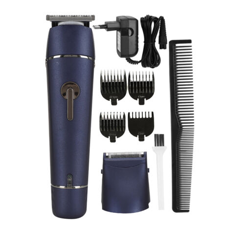 SURKER Tondeuse à Barbe et Cheveux Multifonction Lavable, Rechargeable avec Prise EU 220V