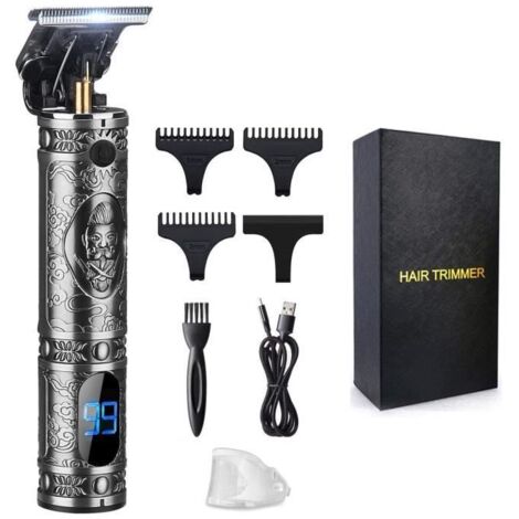 SURKER USB Tondeuse à Cheveux Professionnelle Tondeuses Sans Fil Rasoir à Barbe Tondeuse Kit rechargeable