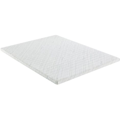 Surmatelas 140 x 190 cm mémoire de forme coutil bambou ép.5cm - LUFFY de NATUREA