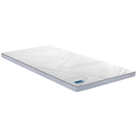 Surmatelas 160 x 200 cm mousse mémoire de forme et gel AirFeel™ – LUNA