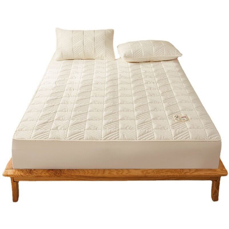 Surmatelas en mousse à mémoire de forme 200 x 200 cm, surmatelas en fibres croustillantes pour 2 personnes avec poches très profondes (matelas non
