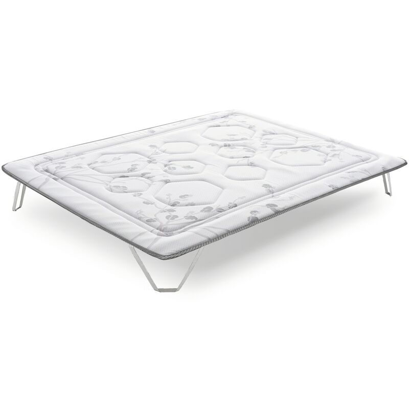 Matelas surmatelas 70 x 180 pour lit 70 graphène avec gel Visco et rembourrage en mousse