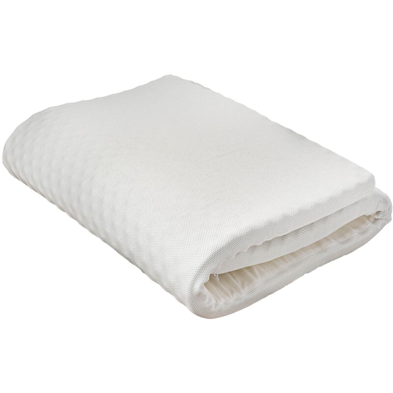 Surmatelas à mémoire de forme enveloppe déhoussable memozen 90x190 cm