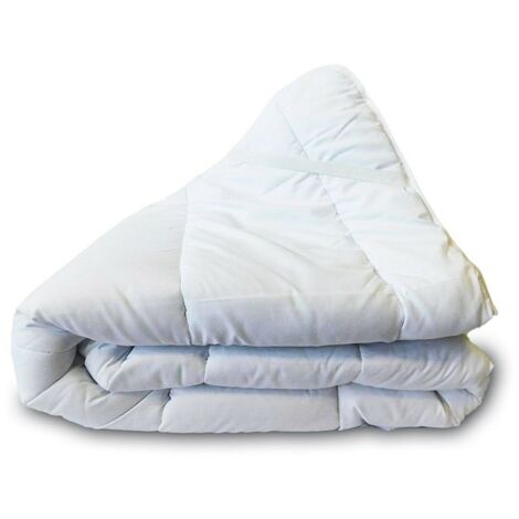 Surmatelas blanc à bouillir 140x190 cm microfibre