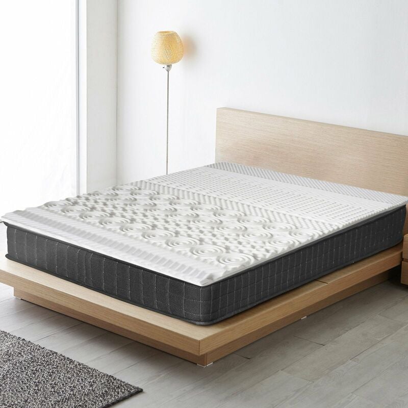Surmatelas Cambridge 10 zones : Mousse à mémoire de forme - 4 cm - 90x200 cm