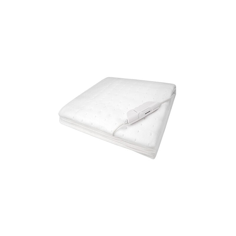 Aougo - Surmatelas Chauffant Électrique 150x80cm avec Arrêt Automatique Couverture thermique Chauffe-matelas réglable à 3 Niveaux de Températures