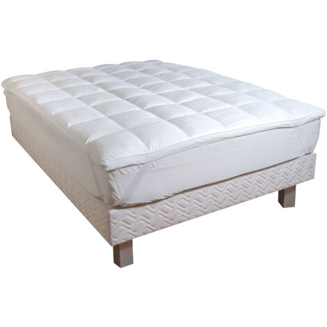Surmatelas confort luxe 1400 g/m2 140x195 cm