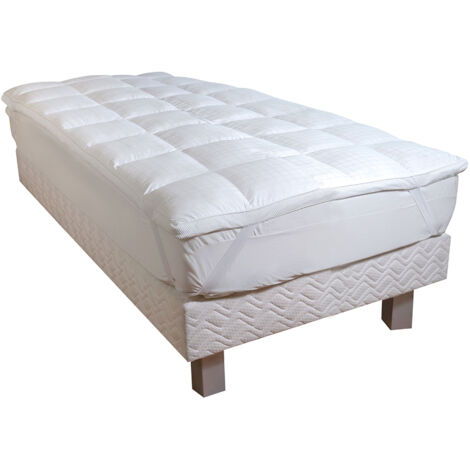Surmatelas confort luxe 1400 g/m2 90x195 cm