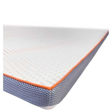 Surmatelas DODO ERGO LATEX - 140x190 cm - 100% Polyester Stretch Déhoussable