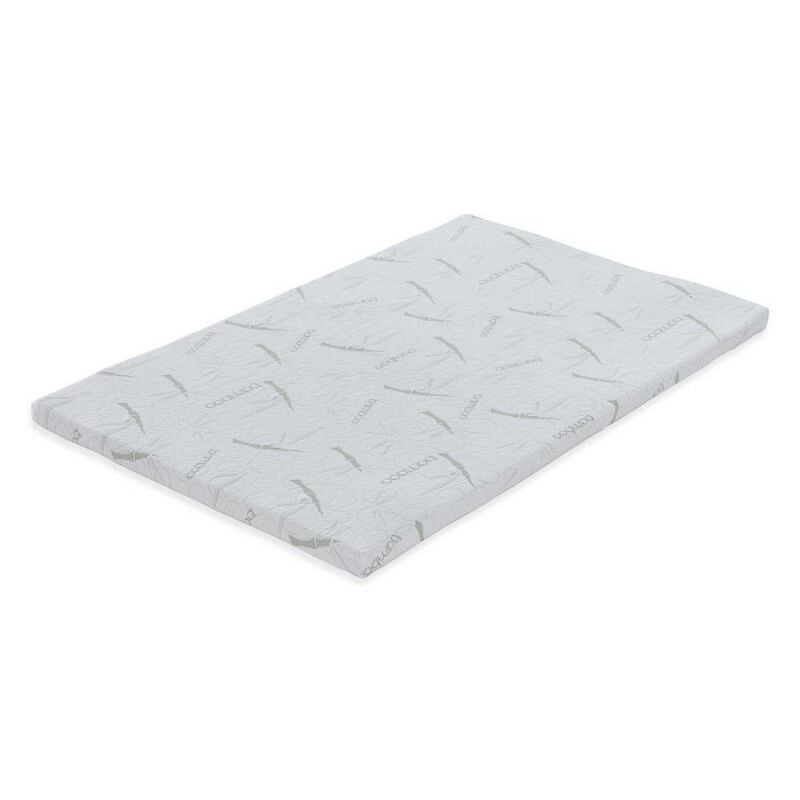 Surmatelas en mousse à mémoire de forme au gel 120x190x5h cm, un carré et demi - TOPPERGEL120
