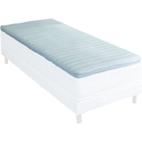 Surmatelas mousse mémoire de forme 90x190cm CONFORTLUXE