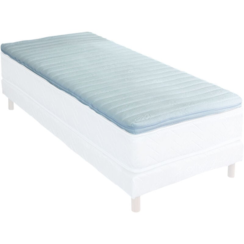 Surmatelas mousse mémoire de forme 90x190cm
