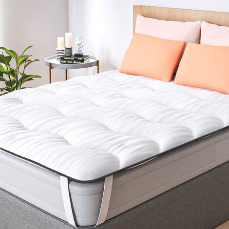 Surmatelas Memory Foam 80x200 Cm, 5 Cm Aloe Vera, Déhoussable - MiaSuite