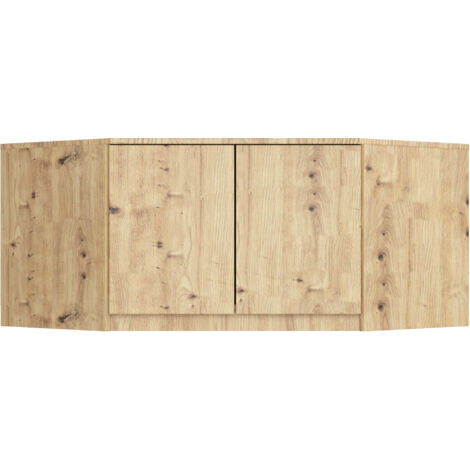 Surmeuble pour armoire AKORD S100 Chêne Artisan 100 cm 2 portes 3 étagères 100x50x55 cm